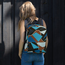 Load image into Gallery viewer, Backpack &quot;Black &amp; Blu&quot;
