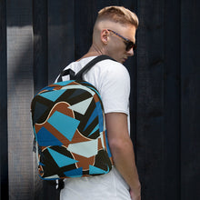 Load image into Gallery viewer, Backpack &quot;Black &amp; Blu&quot;
