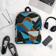 Load image into Gallery viewer, Backpack &quot;Black &amp; Blu&quot;
