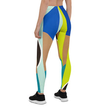 Load image into Gallery viewer, Women&#39;s Leggings &quot;Blu Jungle&quot;
