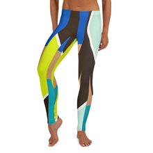 Load image into Gallery viewer, Women&#39;s Leggings &quot;Blu Jungle&quot;
