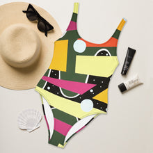 Load image into Gallery viewer, One-Piece Swimsuit &quot;Colors In Space&quot;
