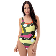 Load image into Gallery viewer, One-Piece Swimsuit &quot;Colors In Space&quot;
