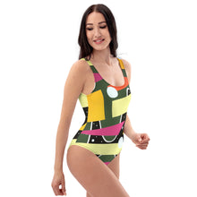 Load image into Gallery viewer, One-Piece Swimsuit &quot;Colors In Space&quot;
